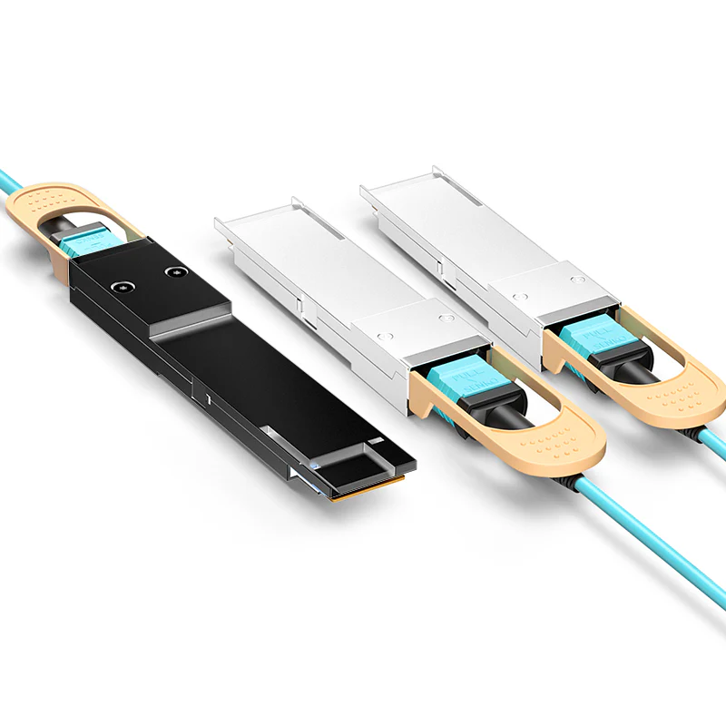 NSComm 400G QSFP56-DD to 2x200G QSFP56 Active Optical Cable, OM3 Multimode, up to 30m - Image 4