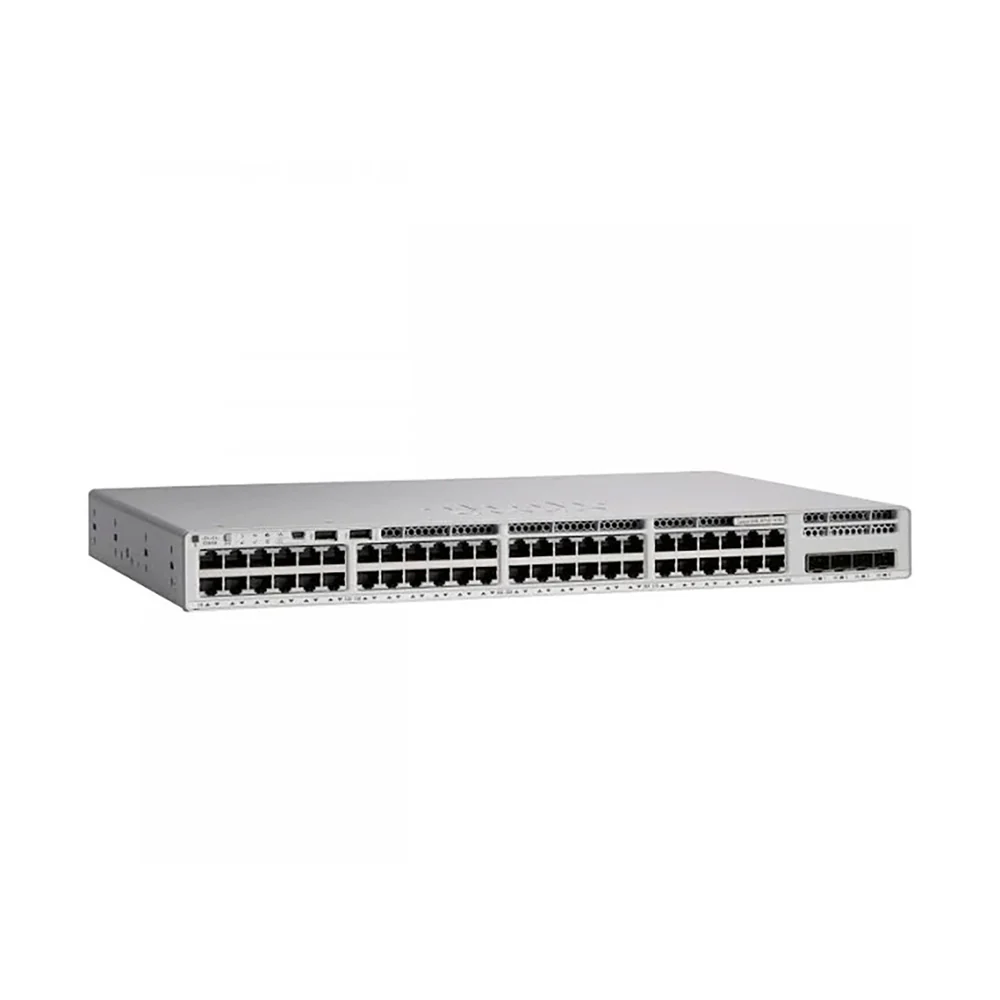 Cisco Catalyst 9200L-48PXG-2Y 48-Port PoE+ mGig Switch, 2×25G Uplinks