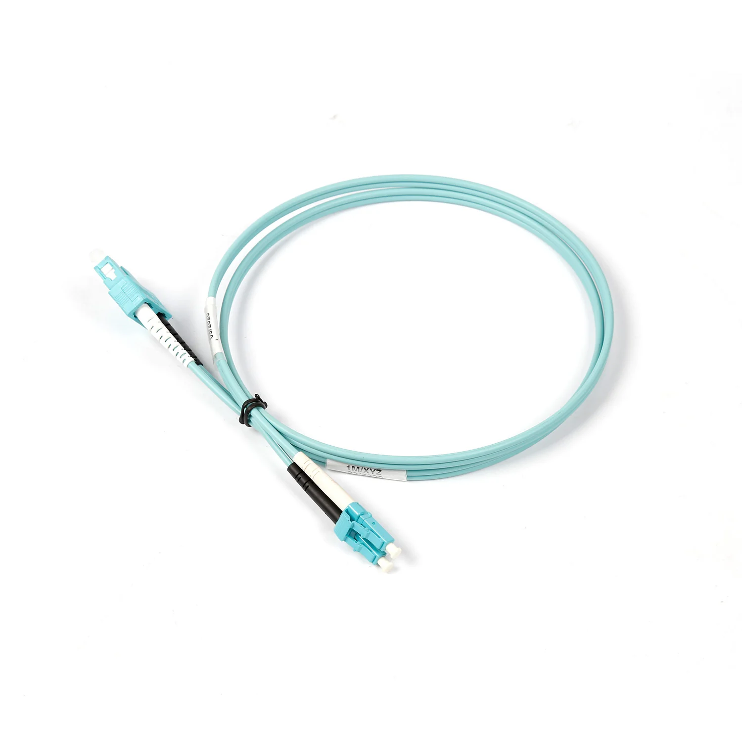 NSComm LC UPC to SC UPC Duplex Multimode(OM3) Fiber Patch Cable, 2 Fibers, 2.0mm OFNR - Image 3
