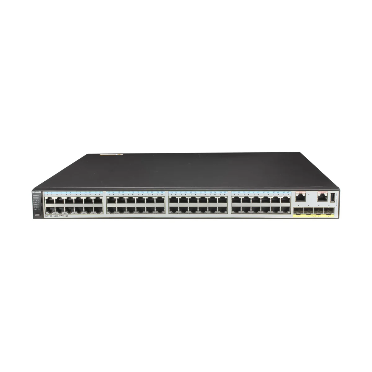 Huawei S5720-52X-PWR-SI-AC 48×GE PoE+ & 4×10G SFP Layer 3 AC Switch - Image 3