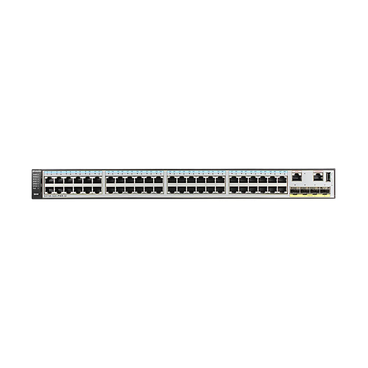 Huawei S5720-52X-PWR-SI-AC 48×GE PoE+ & 4×10G SFP Layer 3 AC Switch - Image 4