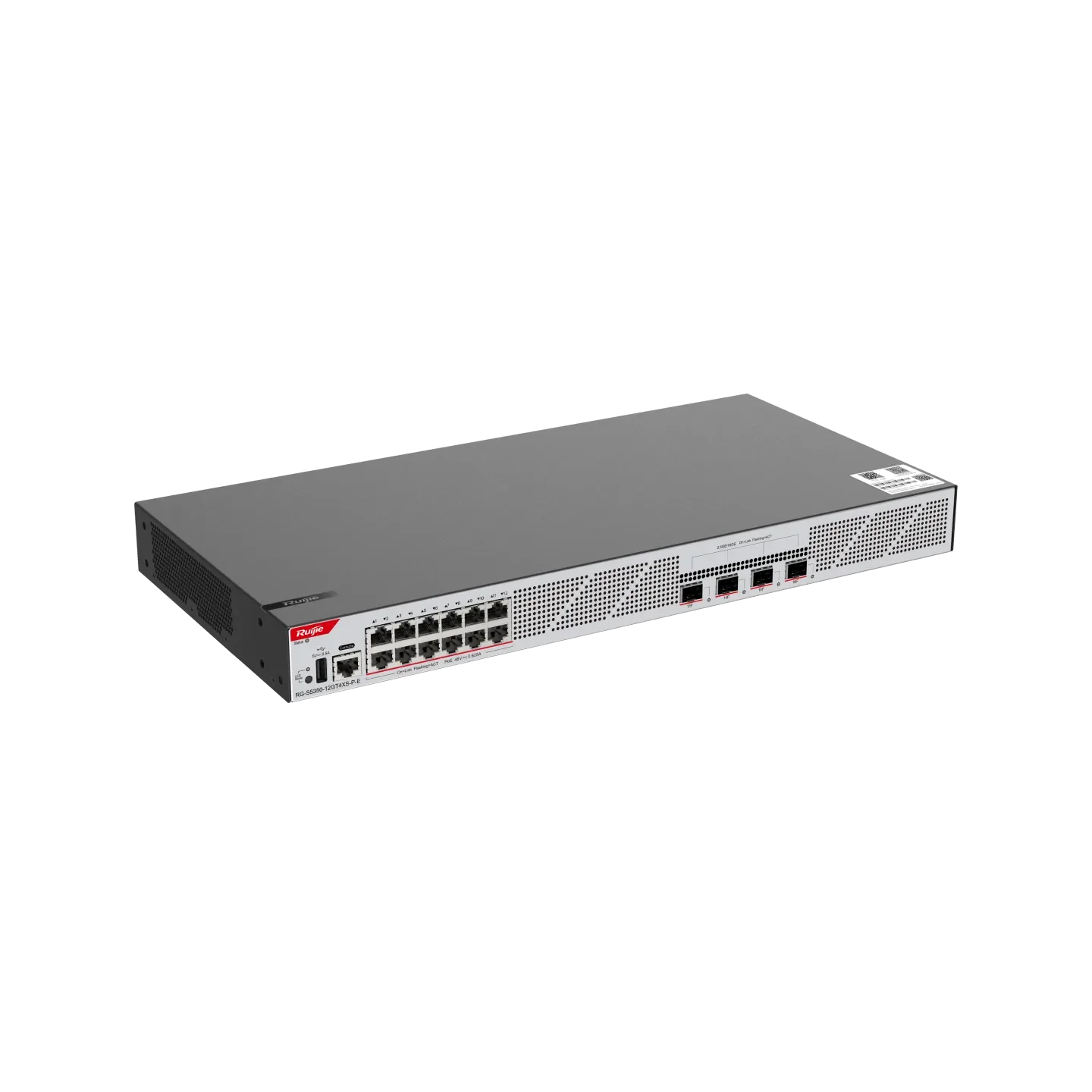 Ruijie RG-S5350-12GT4XS-P-E 12×Gigabit PoE+ & 4×10G SFP+ L2+ Switch