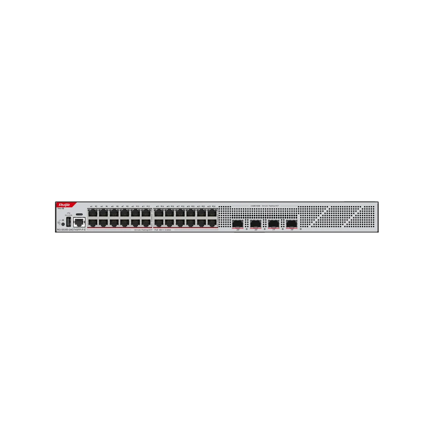 Ruijie RG-S5350-24GT4SFP-P-E 24×Gigabit PoE+ & 4×1G SFP L2+ Switch - Image 4