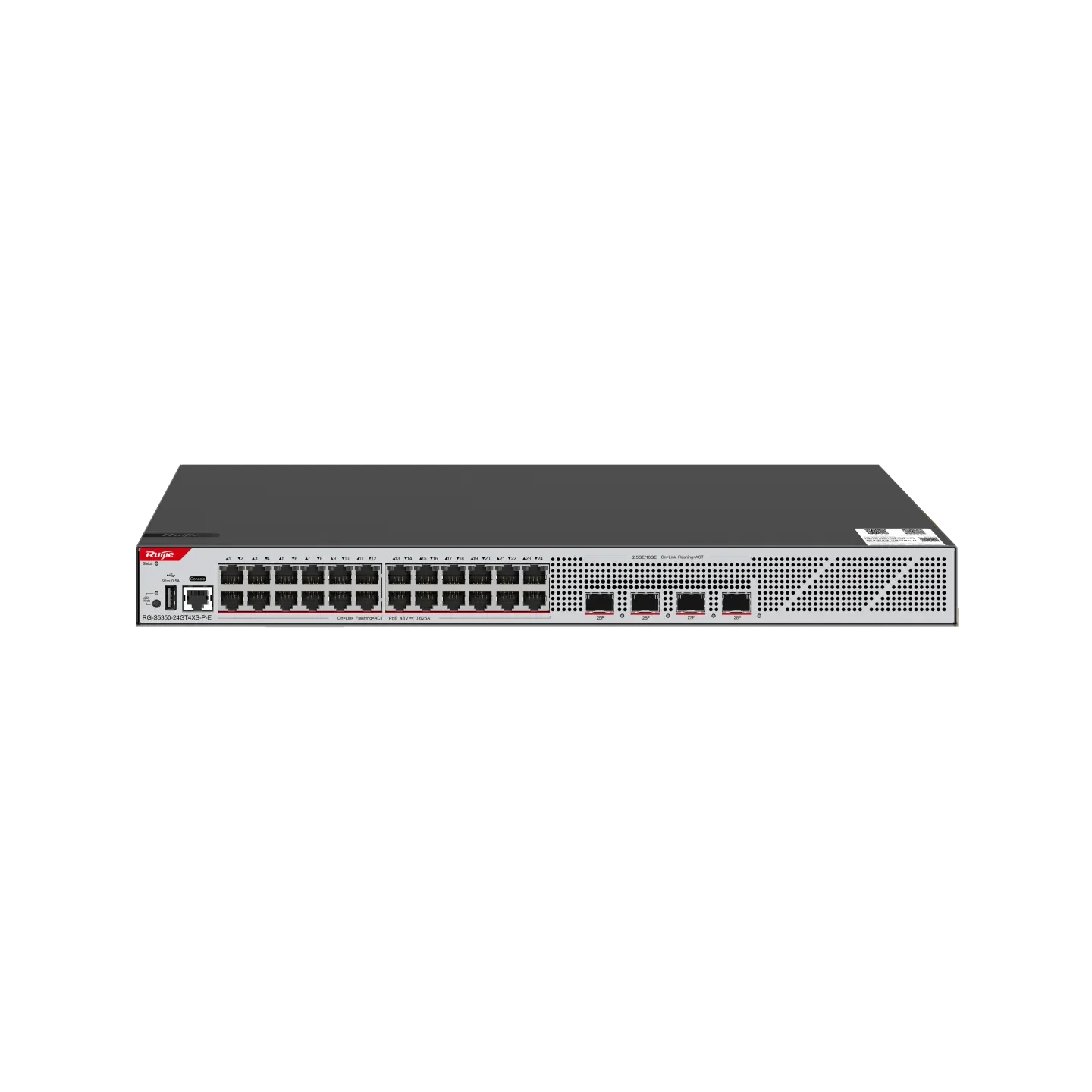 Ruijie RG-S5350-24GT4XS-P-E 24×Gigabit PoE+ & 4×10G SFP+ L2+ Switch