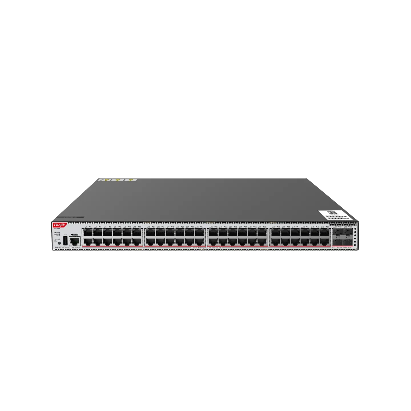 Ruijie RG-S5360-48GT4XS-P-E Industrial 48×Gigabit PoE+ & 4×10G SFP+ Switch