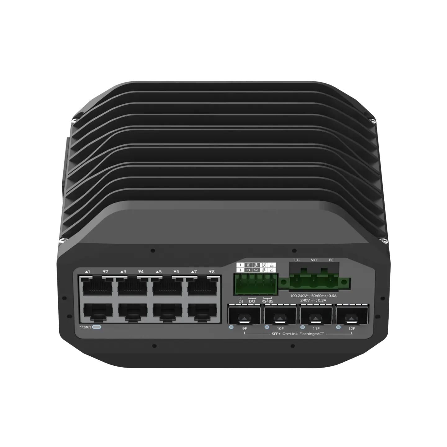 NSComm IS5200-8GT4XS 8x1G & 4x10G SFP+ Industrial Switch - Image 5