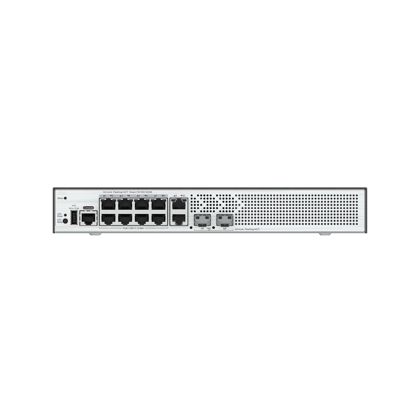 NSComm S5000-10GT2MS-P-E 8x1G (PoE+) & 2x2.5G SFP PoE Switch - Image 5