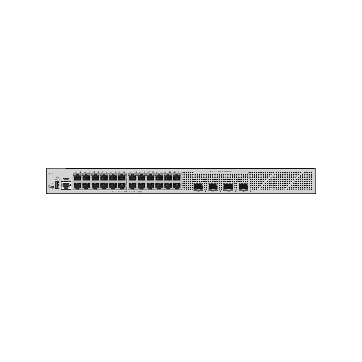 NSComm S5350-24GT4XS-P-E 24x1G (PoE+) & 4x10G SFP+ L3 PoE Switch - Image 3