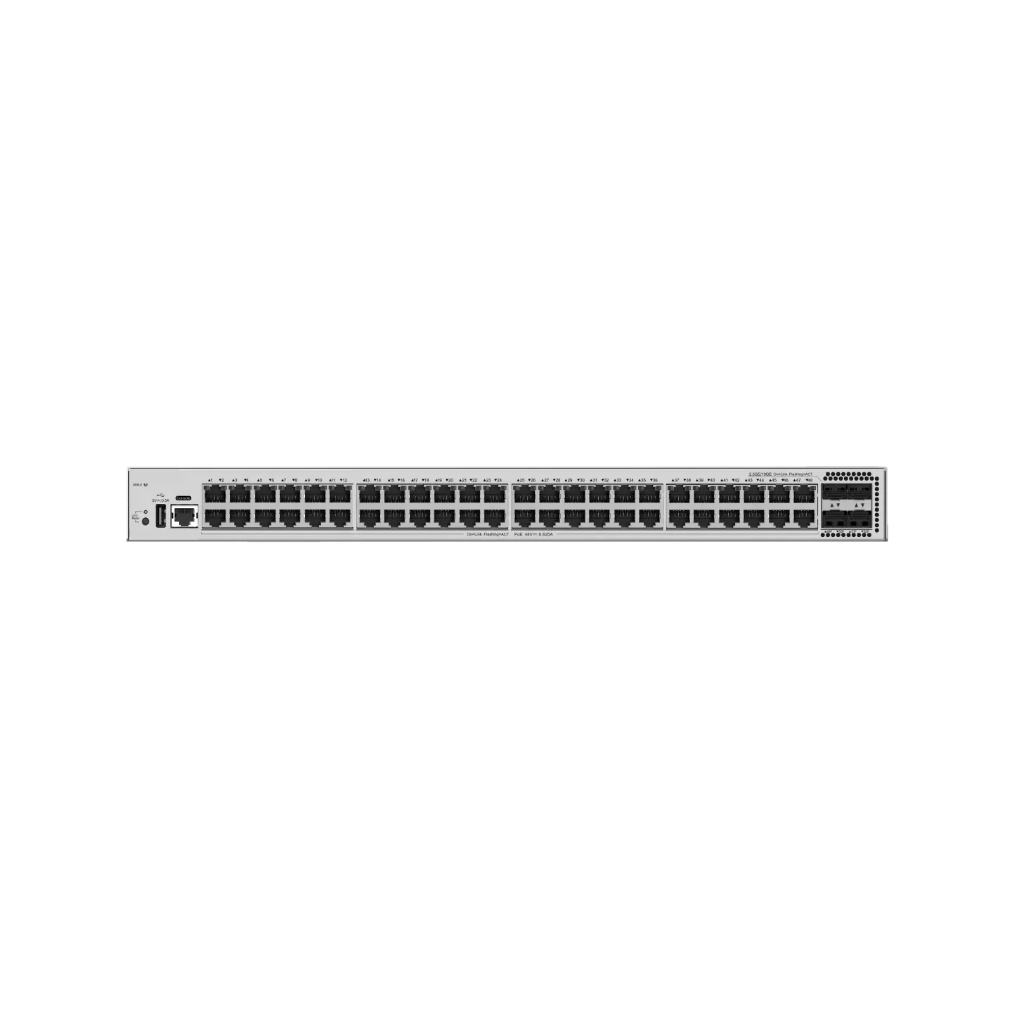 NSComm S5350-48GT4SFP-P-E 48x1G (PoE+) & 4x1G SFP L3 PoE Switch - Image 3