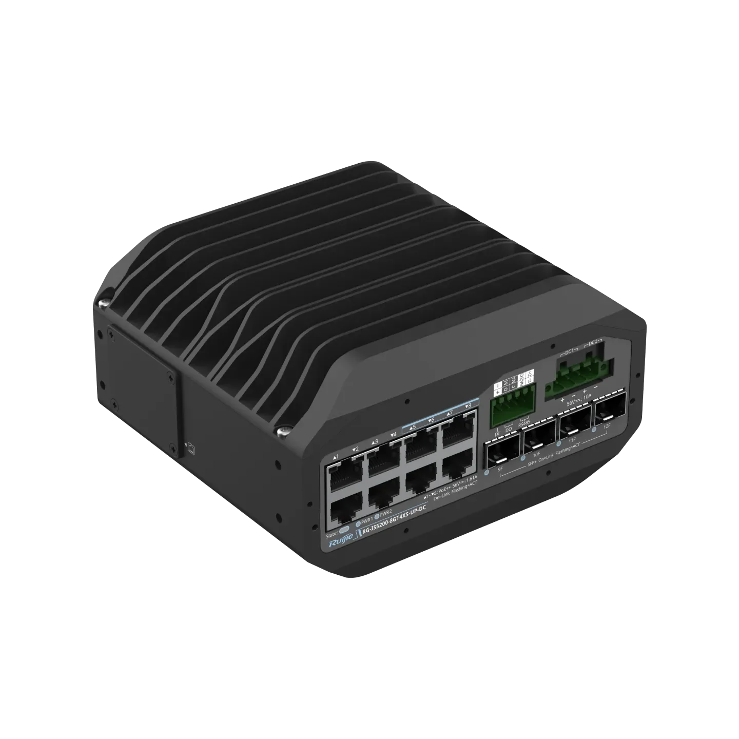 Ruijie RG-IS5200-8GT4XS-UP-DC Industrial 8-Port PoE+ Switch 4×10G Uplinks - Image 5