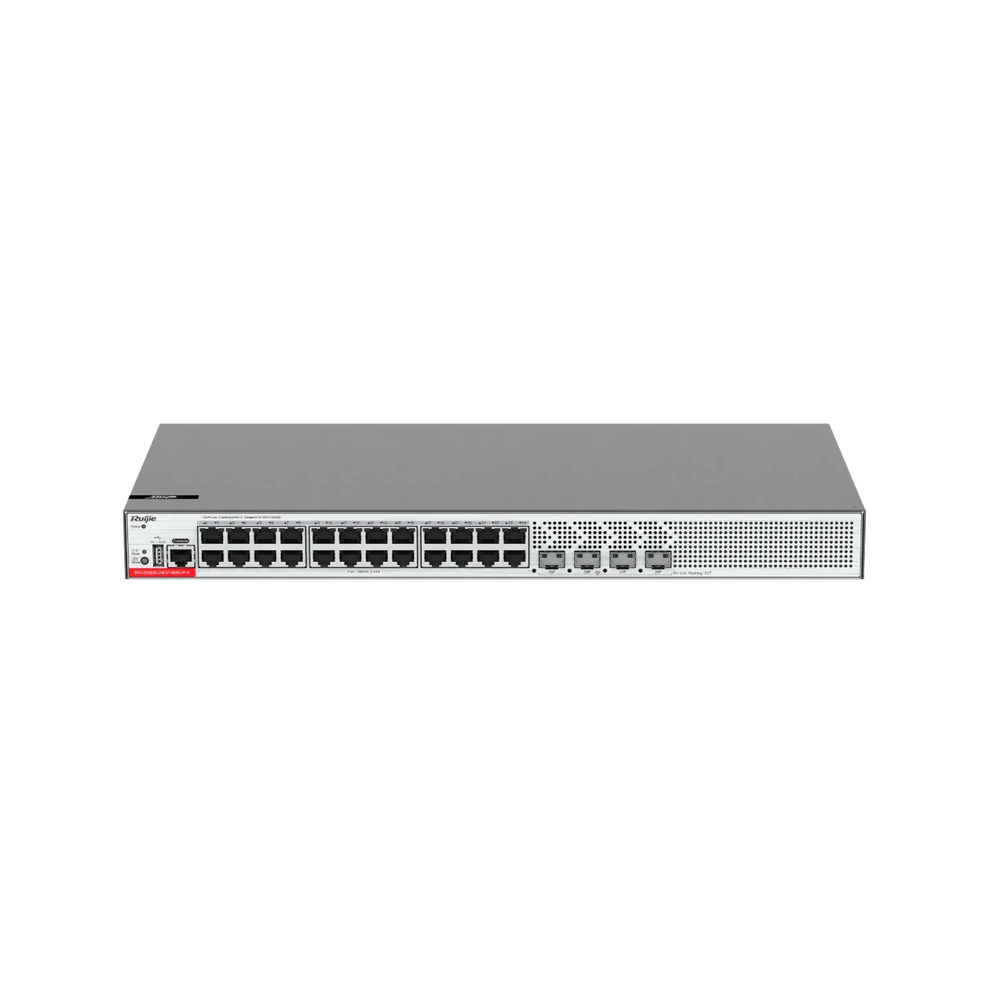 Ruijie RG-S5000-24GT4MS-P-E 24×1G PoE+ & 4×2.5G SFP Layer 2+ Switch - Image 3