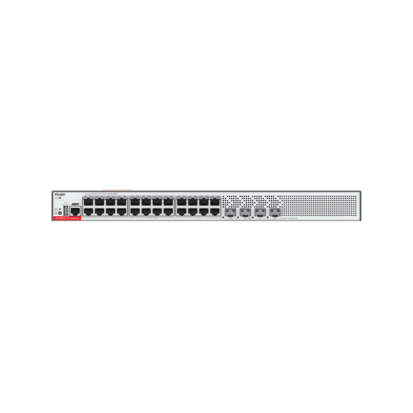 Ruijie RG-S5000-24GT4MS-P-E 24×1G PoE+ & 4×2.5G SFP Layer 2+ Switch - Image 6
