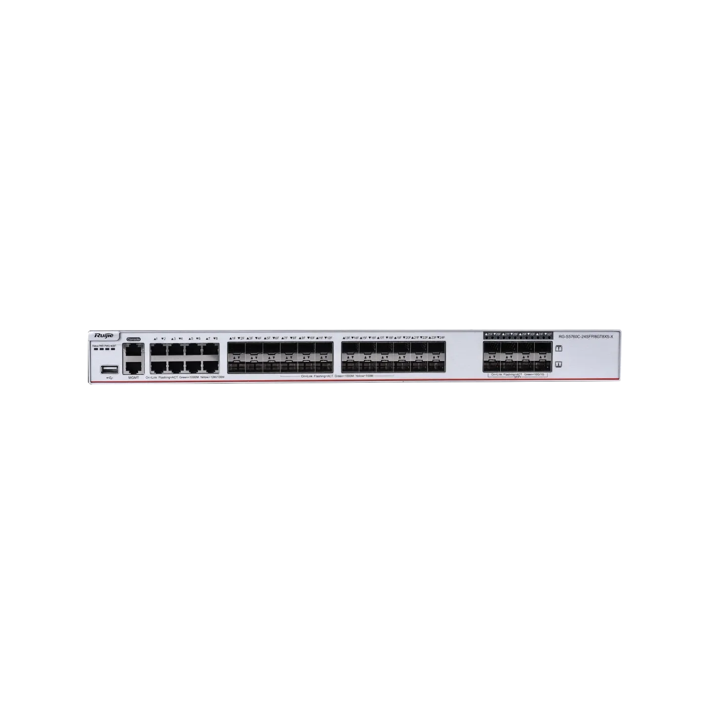 Ruijie RG-S5760C-24SFP/8GT8XS-X 24×SFP/8×GE + 8×10G SFP+ Switch - Image 6