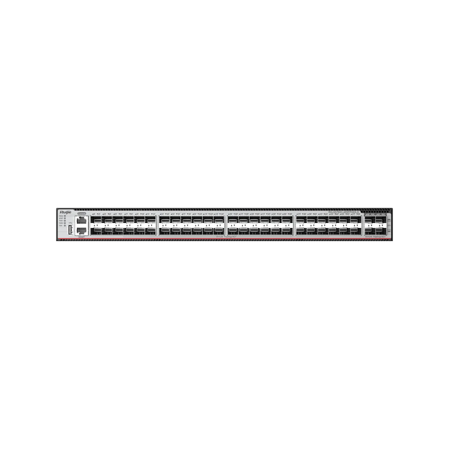 Ruijie RG-S5760C-48SFP4XS-X 48×SFP & 4×10G SFP+ Switch