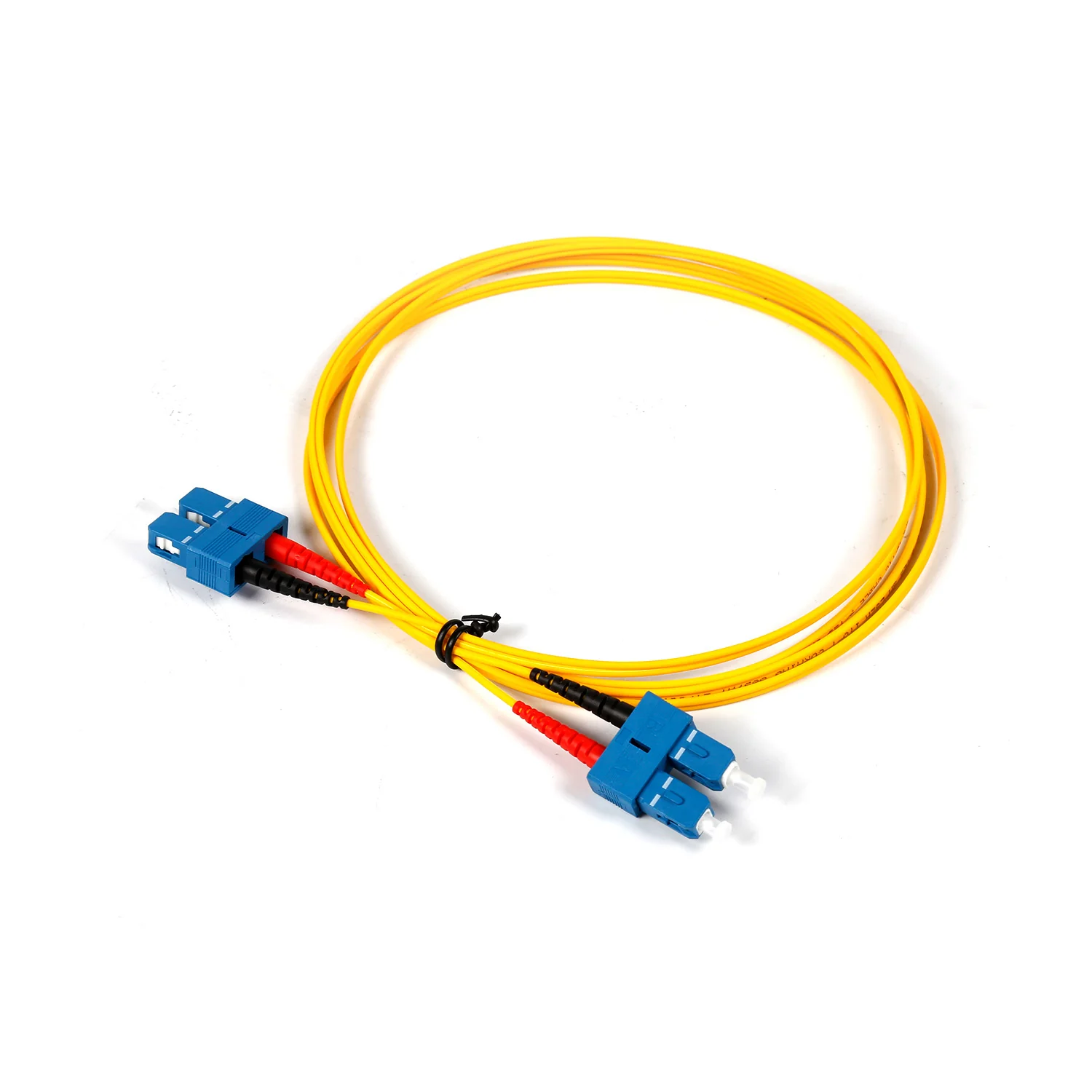 NSComm SC UPC to SC UPC Duplex Single Mode Fiber Patch Cable, 2.0mm OFNR - Image 3